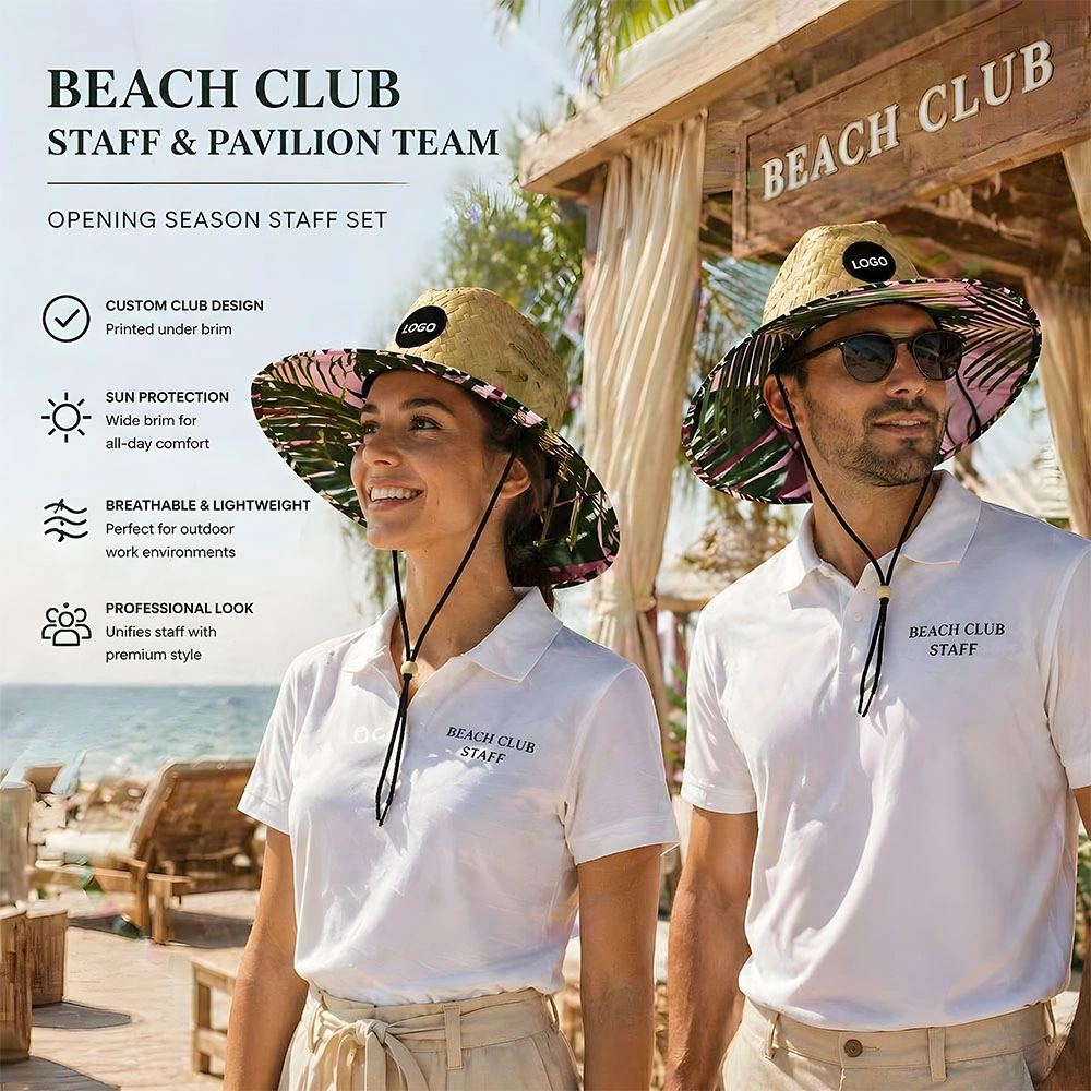 Beach club crew Straw Hat Wholesale