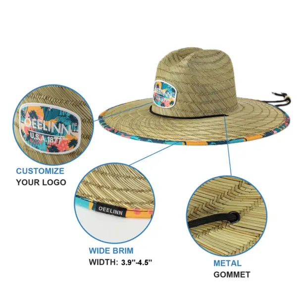 Bulk Lifeguard Straw Cowboy Hat for OEM & Wholesale_Straw_Hat_Wholesale (1) Bulk Lifeguard Straw Cowboy Hat for OEM & Wholesale