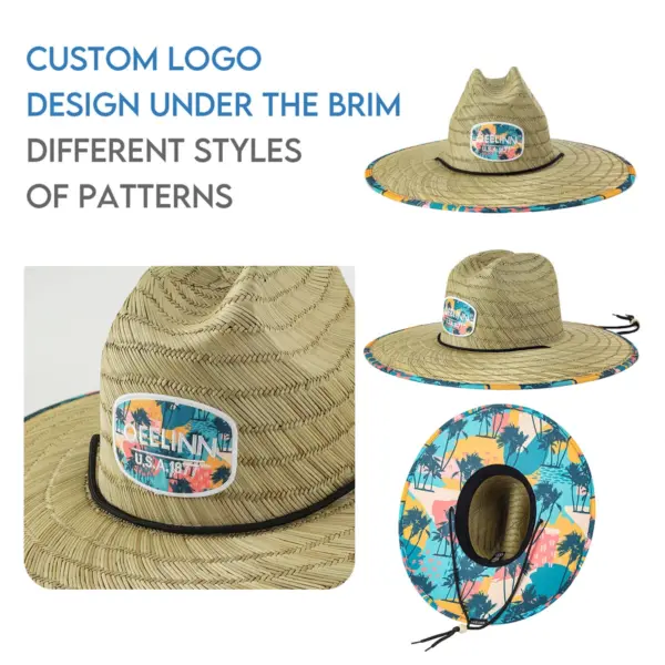 Bulk Lifeguard Straw Cowboy Hat for OEM & Wholesale_Straw_Hat_Wholesale (3) Bulk Lifeguard Straw Cowboy Hat for OEM & Wholesale