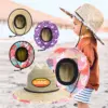 Custom Kids Straw Hat — Wholesale Natural Grass Sun Hat for Children (CE RoHS, OEM Custom)_Straw_Hat_Wholesale (11) Custom Kids Straw Hat — Wholesale Natural Grass Sun Hat for Children (CE / RoHS, OEM Custom)