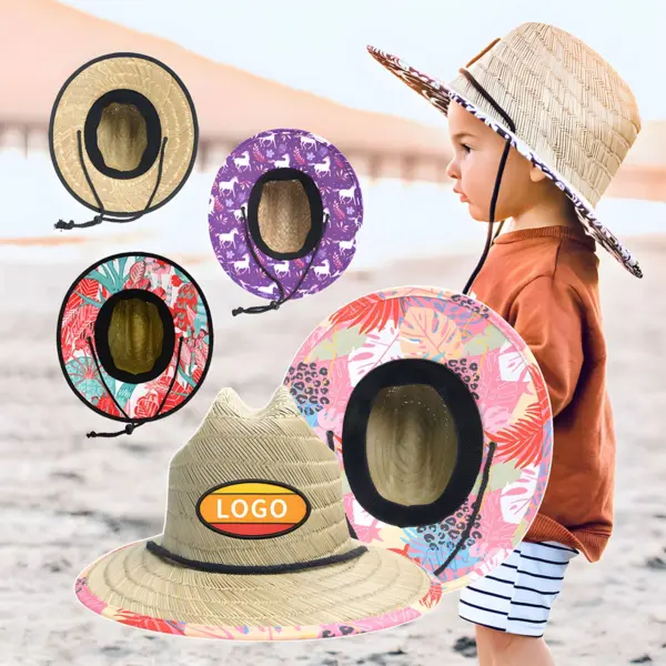 Custom Kids Straw Hat — Wholesale Natural Grass Sun Hat for Children (CE RoHS, OEM Custom)_Straw_Hat_Wholesale (11) Custom Kids Straw Hat — Wholesale Natural Grass Sun Hat for Children (CE / RoHS, OEM Custom)
