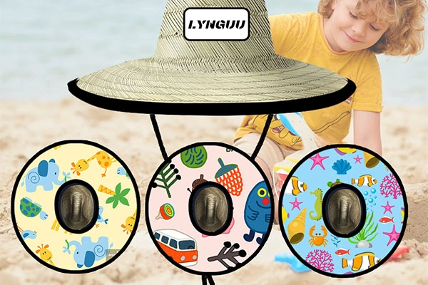 Direct printing on hat body Straw Hat Wholesale