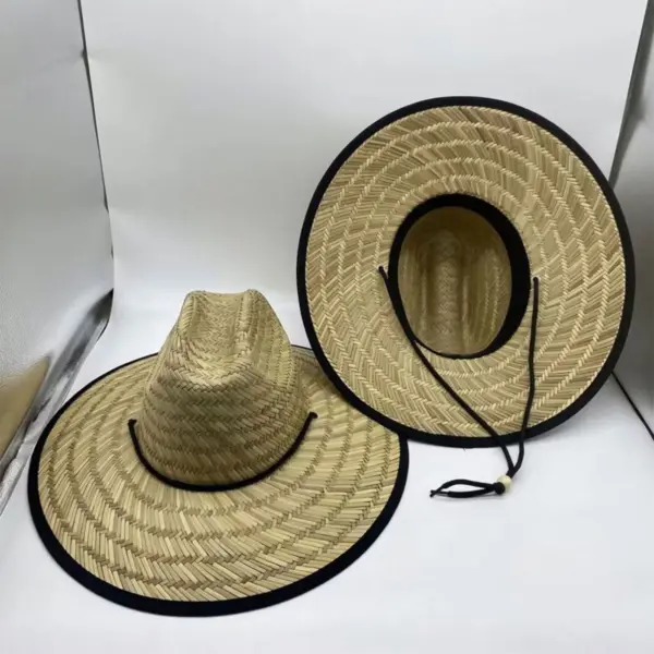Floppy Beach Straw Hat Lifeguard Style Natural Grass Wholesale OEM_Straw_Hat_Wholesale (4) Floppy Beach Straw Hat | Lifeguard Style Natural Grass Wholesale OEM