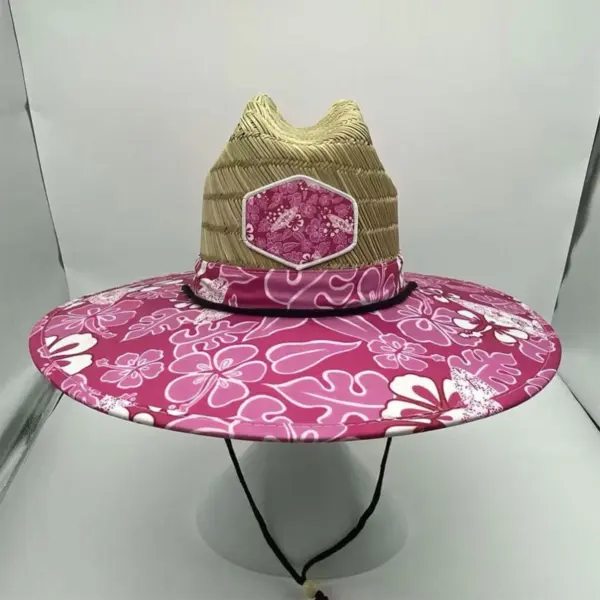 Floppy Beach Straw Hat Lifeguard Style Natural Grass Wholesale OEM_Straw_Hat_Wholesale (5) Floppy Beach Straw Hat | Lifeguard Style Natural Grass Wholesale OEM
