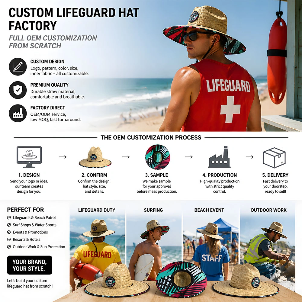 Full OEM build Straw Hat Wholesale