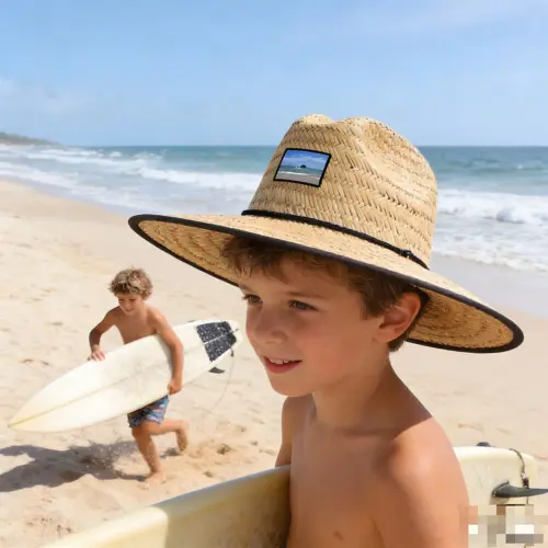 Kids Lifeguard Straw Hat — Wholesale Wide Brim Sun Hat for Children (CE RoHS, OEM Custom)_Straw_Hat_Wholesale (4) Kids Lifeguard Straw Hat — Wholesale Wide Brim Sun Hat for Children (CE / RoHS, OEM Custom)