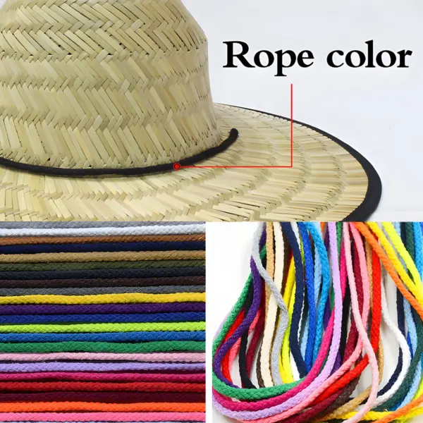 Packable Beach Straw Hat — Foldable Natural Grass, UPF50+, OEM/ODM