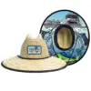 UPF50 Wide Brim Lifeguard Straw Hat Manufacturer_Straw_Hat_Wholesale oem (2) Custom UPF50+ Wide Brim Lifeguard Straw Hat | Wholesale Manufacturer