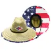 UPF50 Wide Brim Lifeguard Straw Hat Manufacturer_Straw_Hat_Wholesale oem (3) Custom UPF50+ Wide Brim Lifeguard Straw Hat | Wholesale Manufacturer