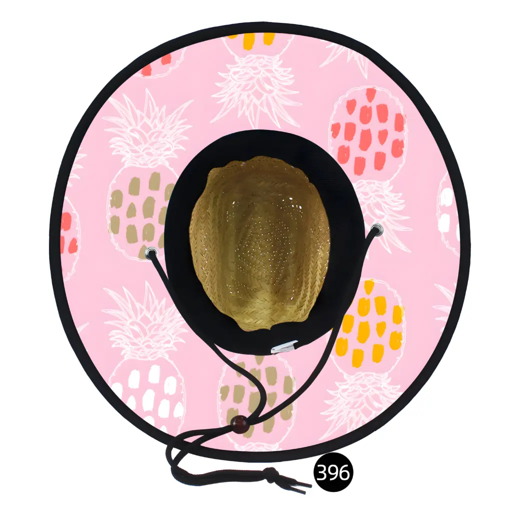 Custom Under Brim Sublimation Printing Straw Hat Wholesale 31