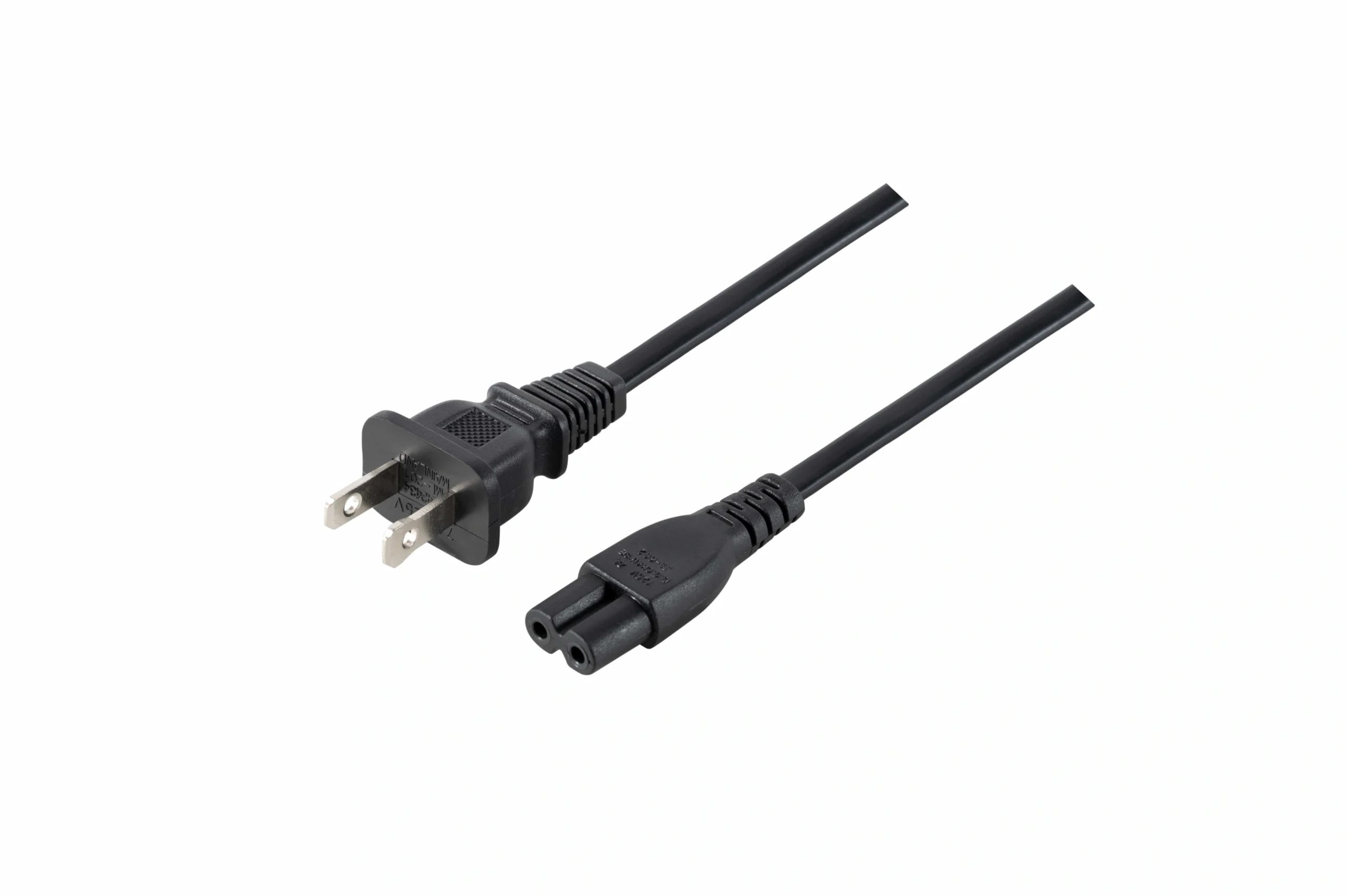 US-style two-blade power plug example