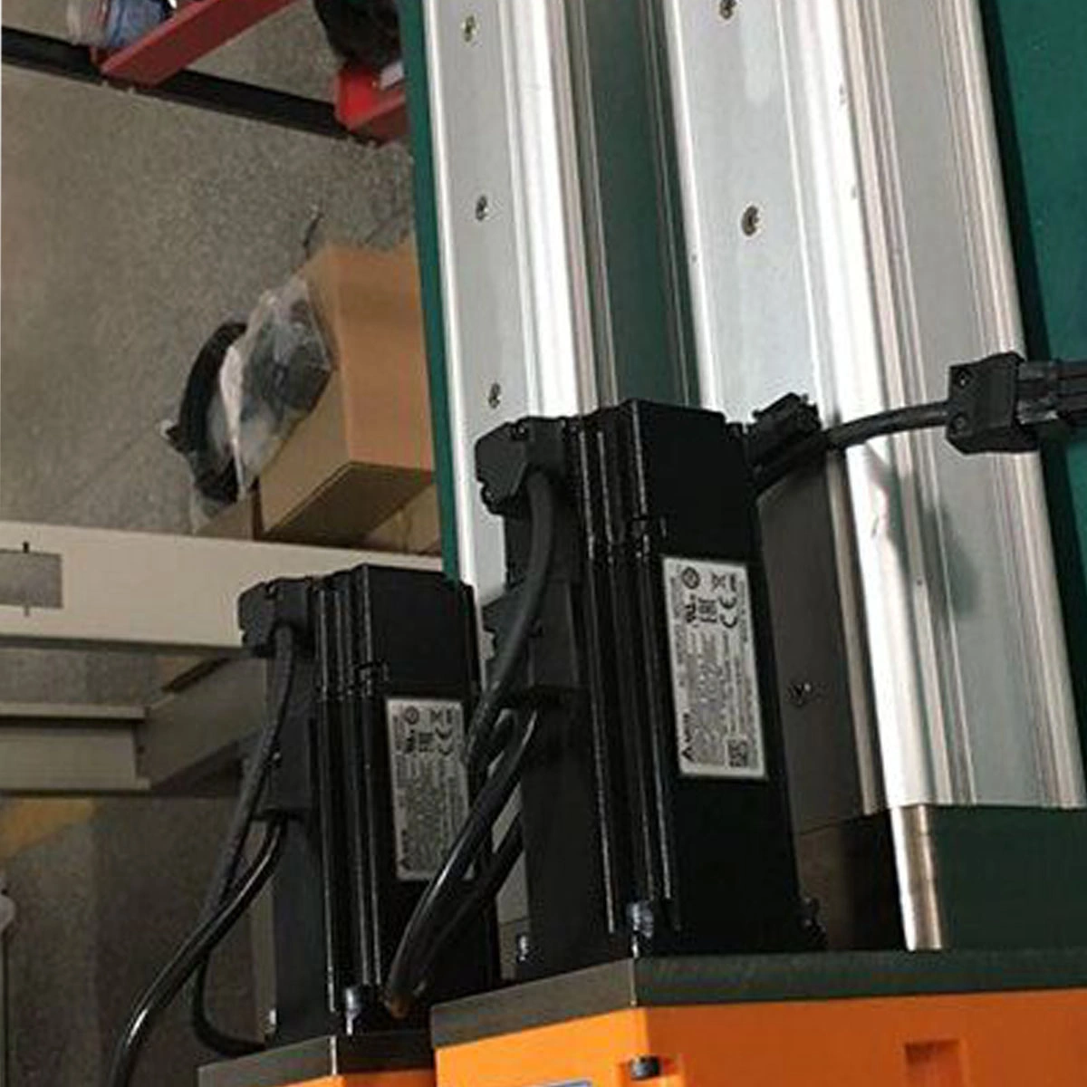 DG134 installed high-force electric cylinder context