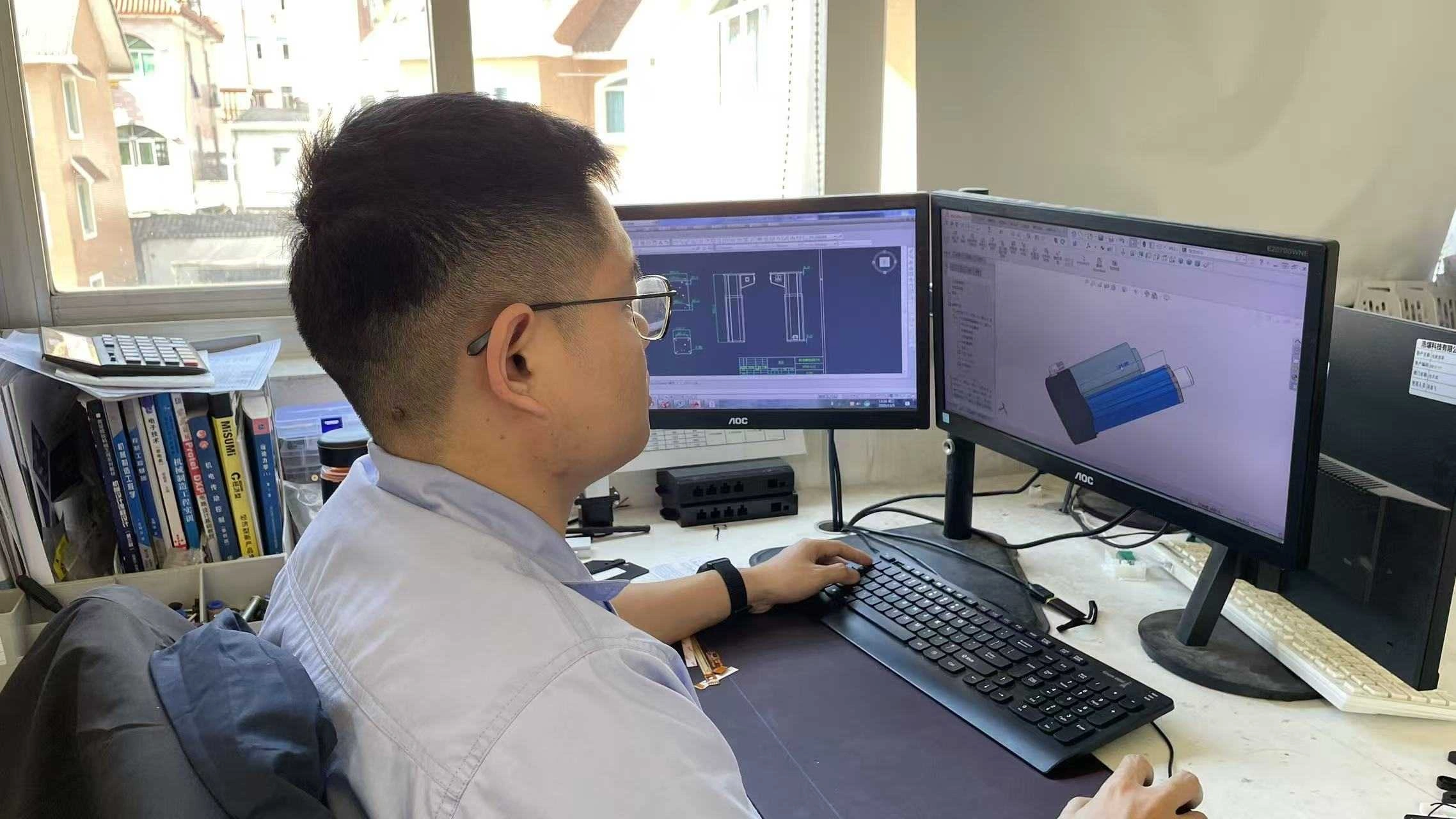 ServoCylMotion actuator engineering drawing and configuration review — representative reference only